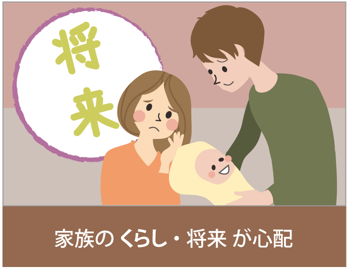 家族のくらし・将来が心配